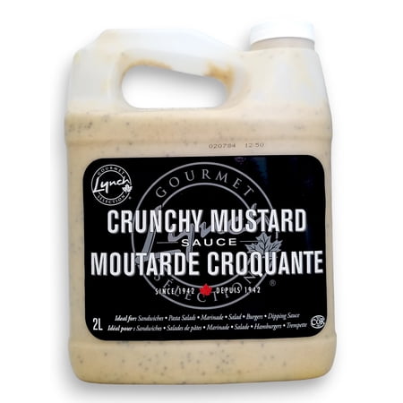 Lynch Gourmet Crunchy Mustard Sauce 2 L/67.6 Fl. oz., Jug