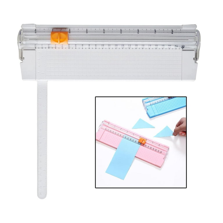 Paper Cutter Durable Side Ruler Professional Mat Crafting Tool for Craft  Paper Photo Coupons Card Making Envelopes B 