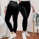 thumbnail image 1 of Karight Women's High Waist Velvet Elastic Leggings Velvet Warm Yoga Pants Buttery Soft Velour Leggings, 1 of 5