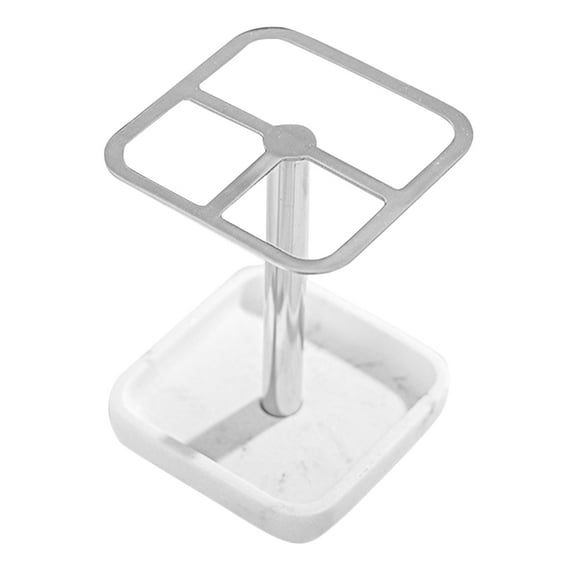 UPOUART Stainless Steel Toothbrush Holder Set 2 Pieces Bathroom Organizer Stand for Toothpaste Desktop Accessories