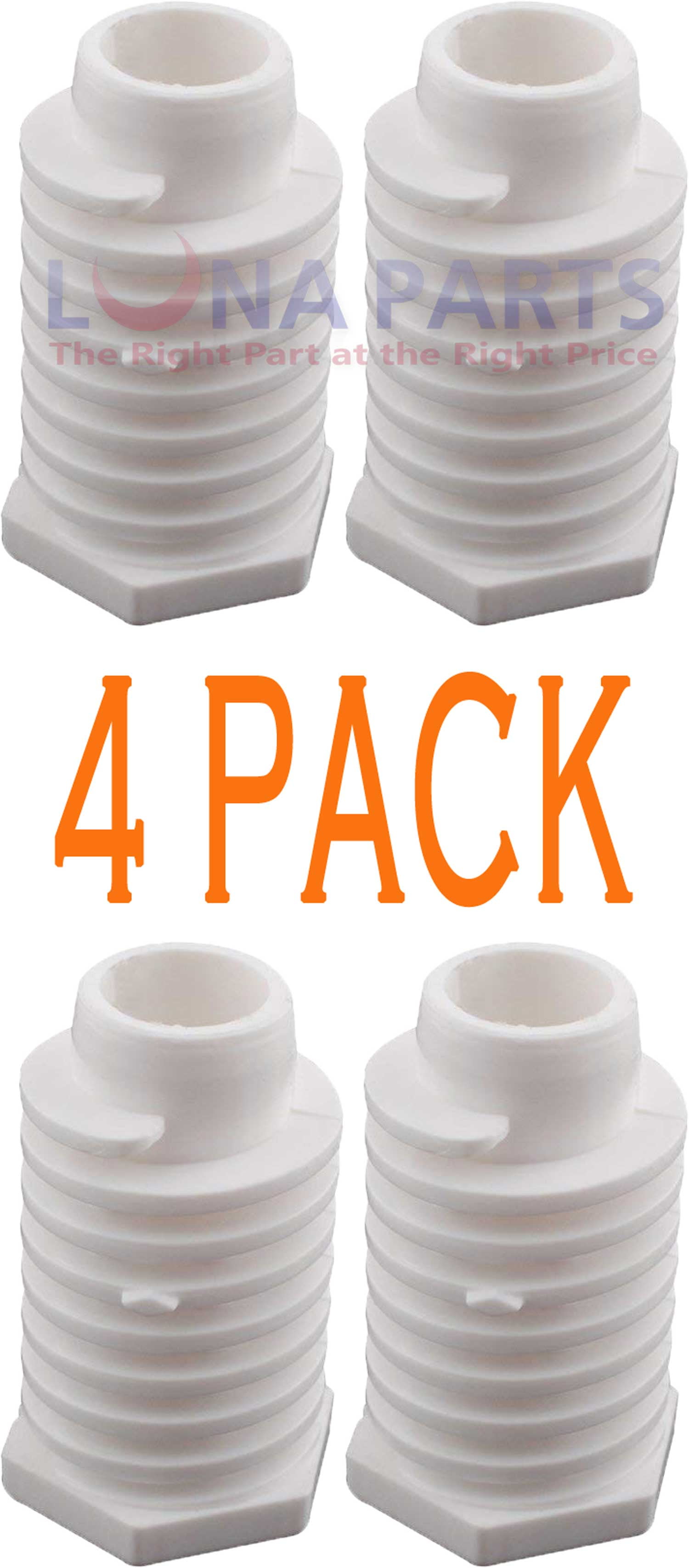 Dryer Leveling Foot PS1609293 2 Pack for 49621 AP4295805 Whirlpool Sears 