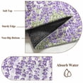 thumbnail image 5 of Purple Lavender Area Rugs 5x7 ft Pastoral Flowers Leaf Idyllic Plants Washable Rug Non Slip Indoor Carpet Absorbent Floor Mat for Living Room Bedroom Dining Room, 5 of 9