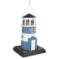 thumbnail image 2 of North States 9076 14.5" Blue & White Lighthouse Bird Feeder, 2 of 3