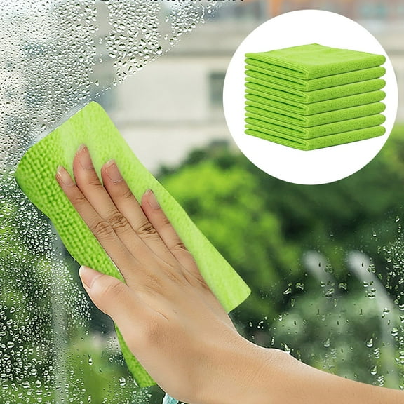 CGZQFEI 5pc Microfiber Cleaning Cloths - Ultra-Soft Hygroscopic Multi-Color Towels for Streak-Free Surface Care 11.81x11.81''