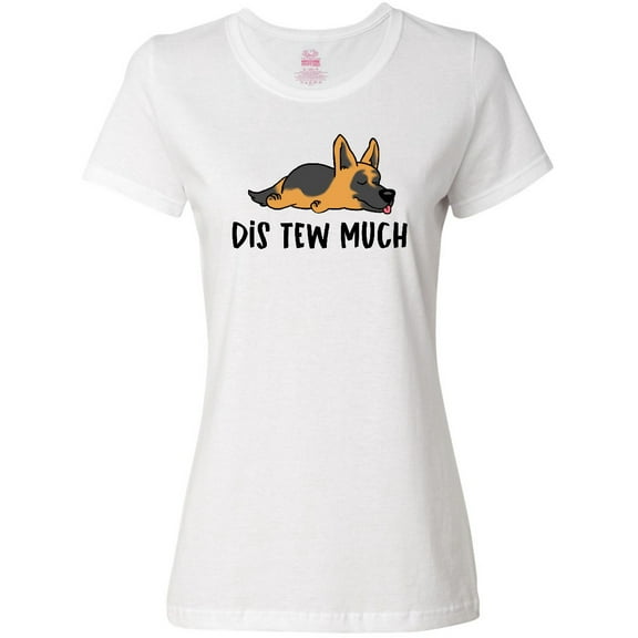 Inktastic Napping Dis Tew Much German Shepherd Women's T-Shirt