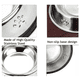 thumbnail image 4 of 2 Pzs Platos Mascota Plateado, 4 of 5