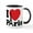 White/Black Inside, variant on CafePress - I Love Paris Mug - 11 oz Ceramic Mug - Novelty Coffee Tea Cup