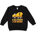 thumbnail image 2 of Inktastic 3rd Birthday Construction Truck, Cement Mixer 3 Years Old Toddler Sweatshirt, 2 of 4