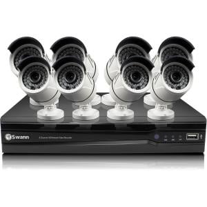 Swann NVR8-7400 8 Channel 4MP Network Video Recorder & 8 x NHD-818 4MP