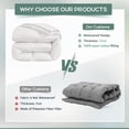 thumbnail image 7 of 59x78" Cool Quilt, Soft Comfortable Sleep Blanket All-Season, Machine Washable Stuffed Comforter, Breathable Large Comforter for Home, Easy to Clean and Care, 7 of 7