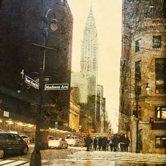 New York Streets Canvas Art - Acosta(24X24)