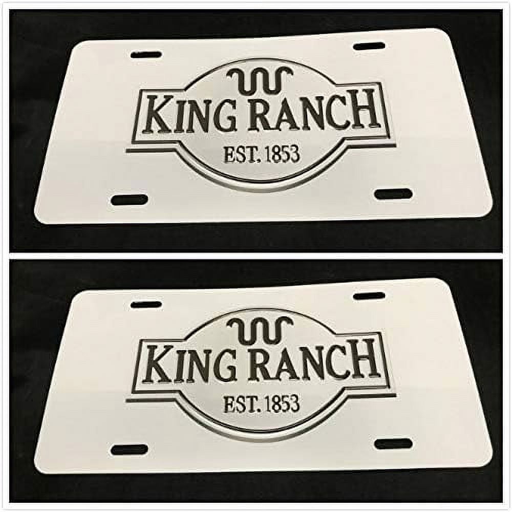 King Ranch Logo License Plate