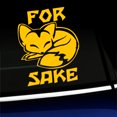 thumbnail image 1 of For Fox Sake - Vinyl Decal - Choose Color - [YELLOW], 1 of 1