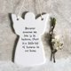 thumbnail image 2 of Elegant White Porcelain Angel Decoration - "Because Someone We Love" - Perfect for All Occasions, 2 of 4