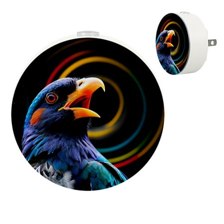 

YZUOUZY Lamp for Bedroom Small Lamp Bedside Lamps Set of 2 Bird Feathers Freedom