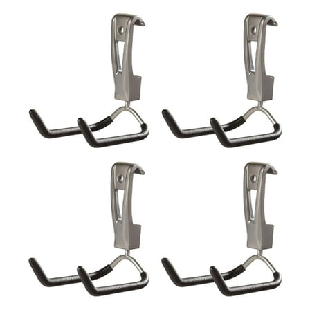 Rubbermaid Wall Mounted Rope, Hose Garage Storage Utility Hook (4 Pack)