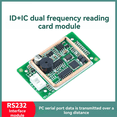 thumbnail image 2 of USB RFID Reader Module ID Card+IC Card Reader 13.56Mhz 125Khz Smart Card Reader RS232 Support Window Linux System,1 x Embedded card swipe module,Green, 2 of 8