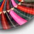 thumbnail image 3 of Designart Horloge Murale Moderne 'Orenta Chocolat Mandala', 3 of 6
