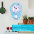 thumbnail image 4 of Temporizador De Cocina Temporizador Mecánico, Temporizador De Cocina De 9 Pulgadas Reloj De Pared Multifunción Innovador Tiempo Preciso Funcionamiento Silencioso Reloj De Cuarzo, 4 of 7