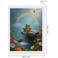 thumbnail image 2 of Diamond Art Kits for Adults - Frog Rainbow Waterfall Garden Scene 5d Diamond Painting for Adults, Diamond Art for Adults Beginners, Frameless Diamond Painting Kits for Adults for Home Wall Decor, 2 of 7