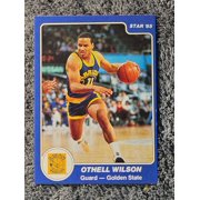 1984 Star Othell Wilson #160 Golden State Warriors Basketball Card Golden State Warriors NBA Basketball Trading Card