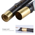 thumbnail image 4 of Detchable Natural Black Bamboo Bawu Ba Wu Transverse Flute Musical Instrument in G Key for Beginner Music Lovers as Gift, 4 of 7