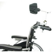 Karman Healthcare HR-FLD-115 Medium Foldable Rigidfy Headrest for .88 in. Handle Frame