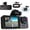 4K(No Card), variant on 4K Front & 1080P Rear Dash Cam, 3-Channel Driving Recorder with Night Vision, WDR, Loop and 24H Parking Mode, Includes 32/64GB SD Card