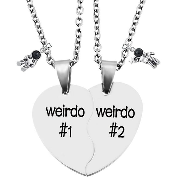Best Friend Necklaces Bff Necklace For 2 Friendship Valentines Day Gifts Matching Heart Pendant Necklace Best Friends Forever[o6741]