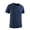 Dark Blue, variant on Men's Fitted Elastic Training Shirts Stretchable Fast Drying Moisture Wicking Athletic Tops Casual Running Workout Baselayer Tees Gray M