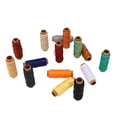 thumbnail image 4 of 15 hilos encerados, 15 colores, 50 metros de longitud, bricolaje, hilo de coser recubierto de cera de cuero para manualidades hechas a mano, 4 of 12