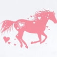 thumbnail image 2 of CafePress - Pink Galloping Heart Horse Body Suit - Baby Light Bodysuit, Size Newborn - 24 Months, 2 of 4