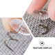 thumbnail image 3 of LOLIPPYY 60Ud Pin Antideslizante Para Fijar Y Fundas Con En Espiral Color Plata Para Uso En Casa, 3 of 8