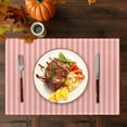 thumbnail image 6 of Pink Shabby Chic Placemats Set of 6,Washable Heat Resistant 12×18 Inch Linen Table Mats Rose Place Mats for Party Outdoor Dining Décor, 6 of 6
