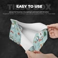 thumbnail image 5 of Lsque Christmas Winter Animals Printed Long Tissue Box Cover Holder, Facial Paper Organizer Dispenser,Triangle with Bottom Belt, PVC Leather Decorative Organizer, 5 of 9