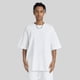 thumbnail image 3 of Camiseta de manga corta de verano de 310 g de peso pesado para hombre, color tierra, con hombros caídos, manga media, moda, ropa para hombre, 3 of 6