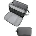 thumbnail image 6 of BAGSMART Large Size Toiletry Bag for Men, Travel Makeup Bag Cosmetic Organizer Water-resistant Shaving Bag for Toiletries Accessories, Gray, 6 of 8