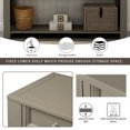thumbnail image 5 of Table for Entryway Hallway Sofa Table with Storage Drawers and Bottom Shelf (Khaki), 5 of 9