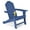 Navy, variant on Costway Patio Adirondack Chair Weather Resistant Garden Deck W/Cup Holder Turquoise
