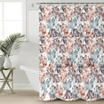 thumbnail image 2 of Abstract Dandelion Watercolor Plant Floral Hand Printed Style Shower Curtain for Bathroom 72" x 72", Shower Curtain with Hooks Polyester Waterproof Home Bathtub Decor, 2 of 3