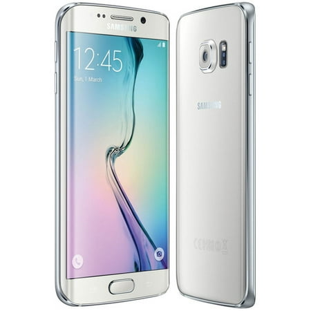 Refurbished Samsung G925I-32GB-WHITE Galaxy S6 Edge SM-G925I 32GB Smartphone, White