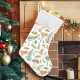 thumbnail image 5 of Coolnut Mushroom Christmas Stocking Personalized Large Candy Stocking, Xmas Stockings Decoration Hanging Gift for Family Holiday Party Ornaments Decor Fireplace, 5 of 7