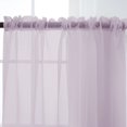 thumbnail image 3 of 1Pc Solid Color Modern Sheer Small Curtain for Kitchen and Living Room 52 x 36 Inch, 3 of 6