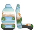 thumbnail image 3 of Fuzoiu Starfish in Beach Print Seat Covers Set, Car Seat Covers Front Seats, Car Seat Protector, Car Seat Cushion, Seat Covers Carseat Cover Universal Fit for Most Cars, 3 of 7