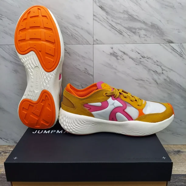 Nike Jordan Delta 3 Low Chutney White Orange Shoes DM3384-781 Womens Size 8.5