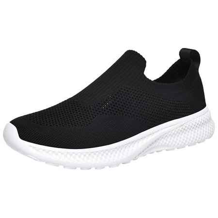 

nsendm Male Fashion Sneakers Adult Sneaker Insoles Men New Pattern Simple and Pure Color Lightweight Mesh Breathable Comfortable and Mens Sneaker Boots White 8.5