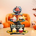 thumbnail image 4 of HWRETIE Three-Layer Paper Cake Stand,Multi-Tiered Party Cake Tray for Halloween and themed Events,Disposable and Lightweight Cake Display Rack for Party Decor, 4 of 6