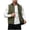 Army Green, variant on Mens Classic Fleece Lined Vest Stand Collar Zip Pocket Warm Casual Sleeveless Tops Padded Breathable Soft Relaxed Fit Outerwear