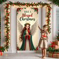 thumbnail image 5 of Angel Design Christmas Banner Decorative Angel Holiday Banner Cardinal Decoration Wings Design for Christmas Celebration Indoor Decor, 5 of 9