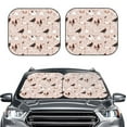 thumbnail image 2 of Fotbe Funny Chicken 2-Piece Car Windshield Sun Shade | Sun Blocker for Car Windshield | Foldable Automotive Interior Accessories for Sun Protection-Medium, 2 of 7